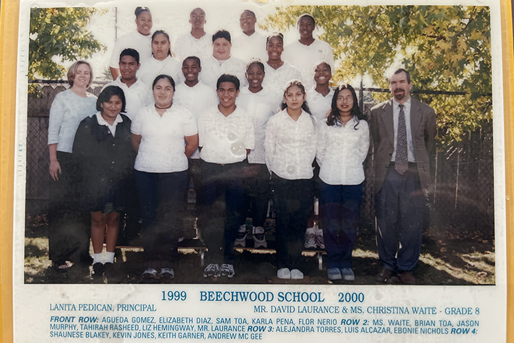 Beechwood School staff 1999-2000 school year