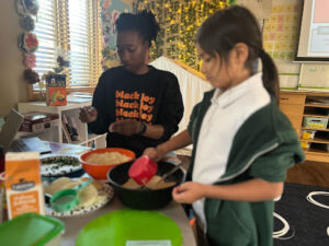 Black History Month - cooking hushpuppies